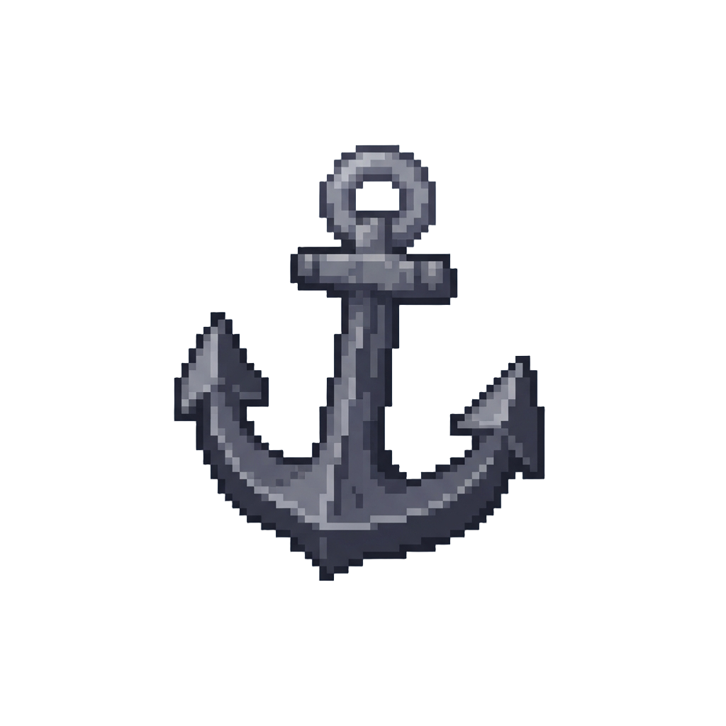 A Floating Miniature Anchor