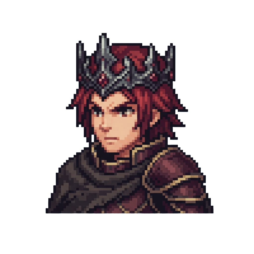 An Identical Twin Wearing an Evil Warlord Crown