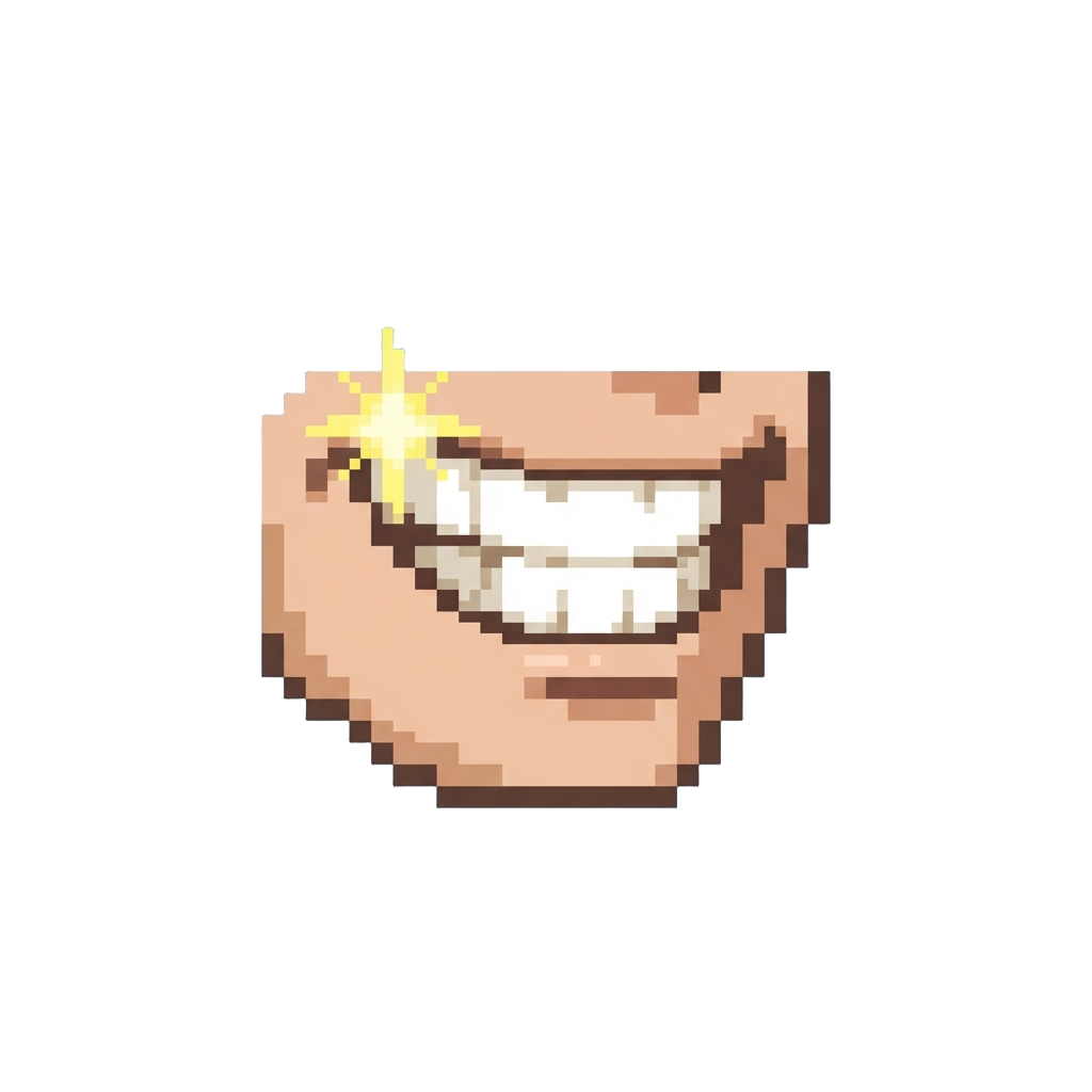 A Radiant Superhero Smile Flashing Brilliant Teeth