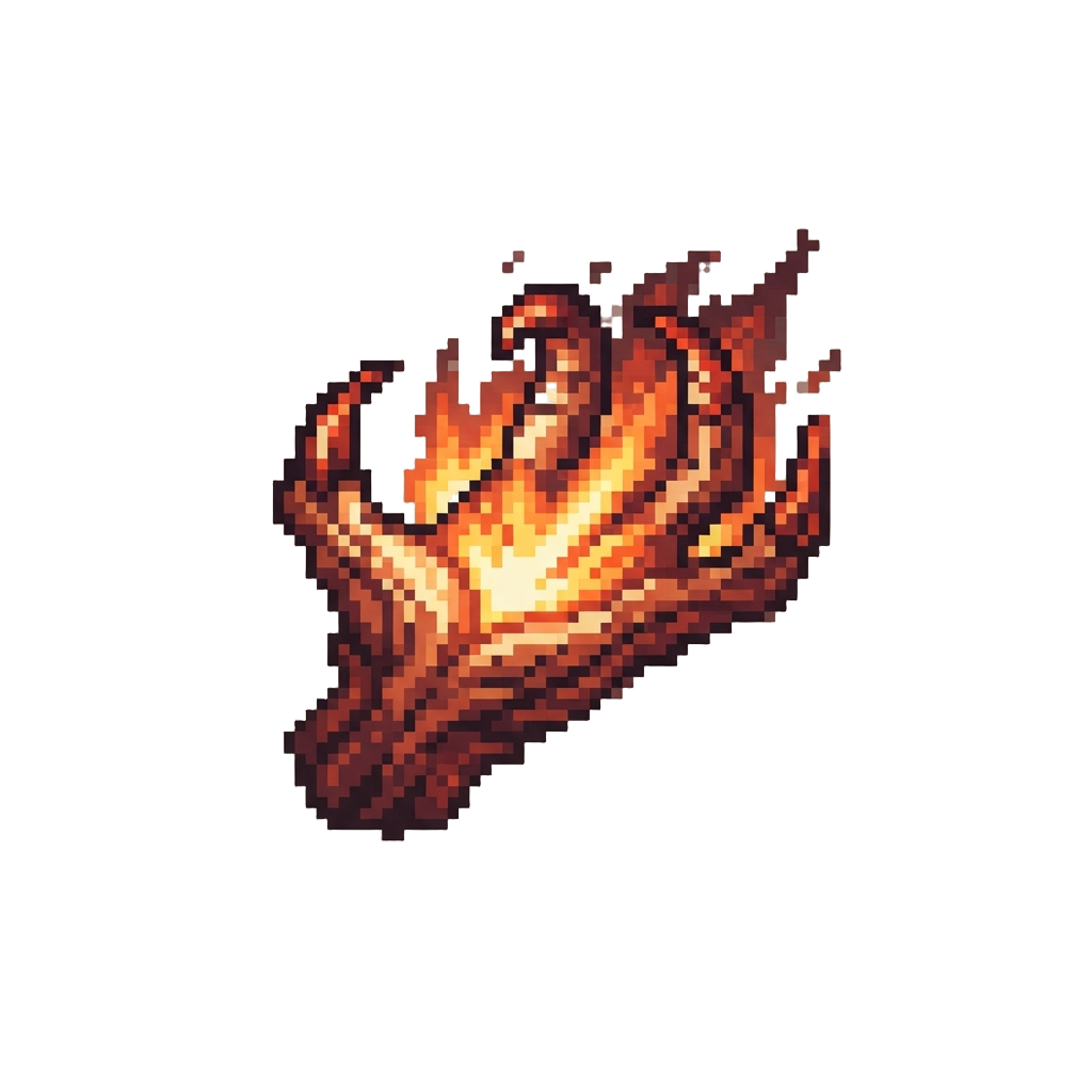 A Devastating Dragon Fire Palm