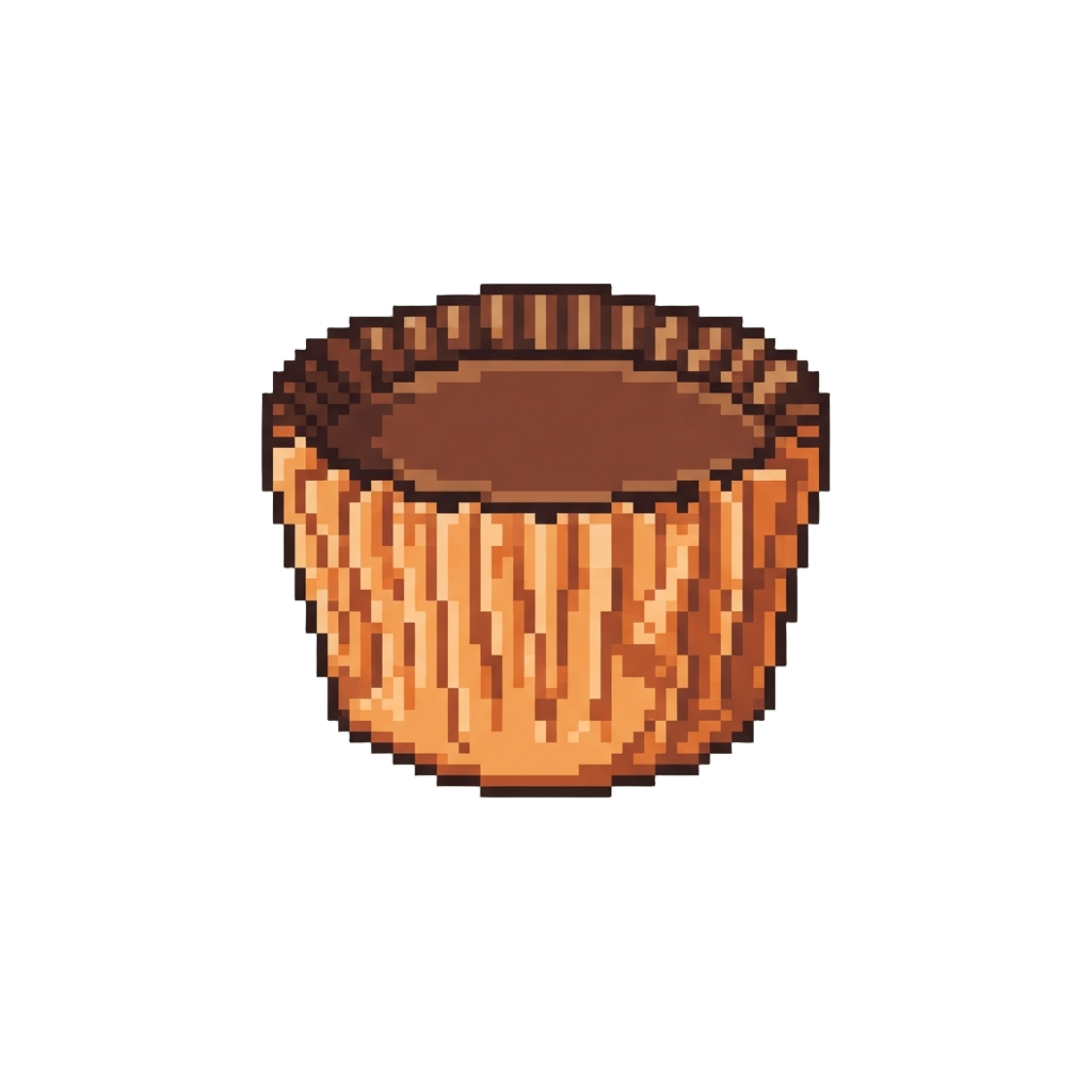 A Wrapped Chocolate Peanut Butter Cup