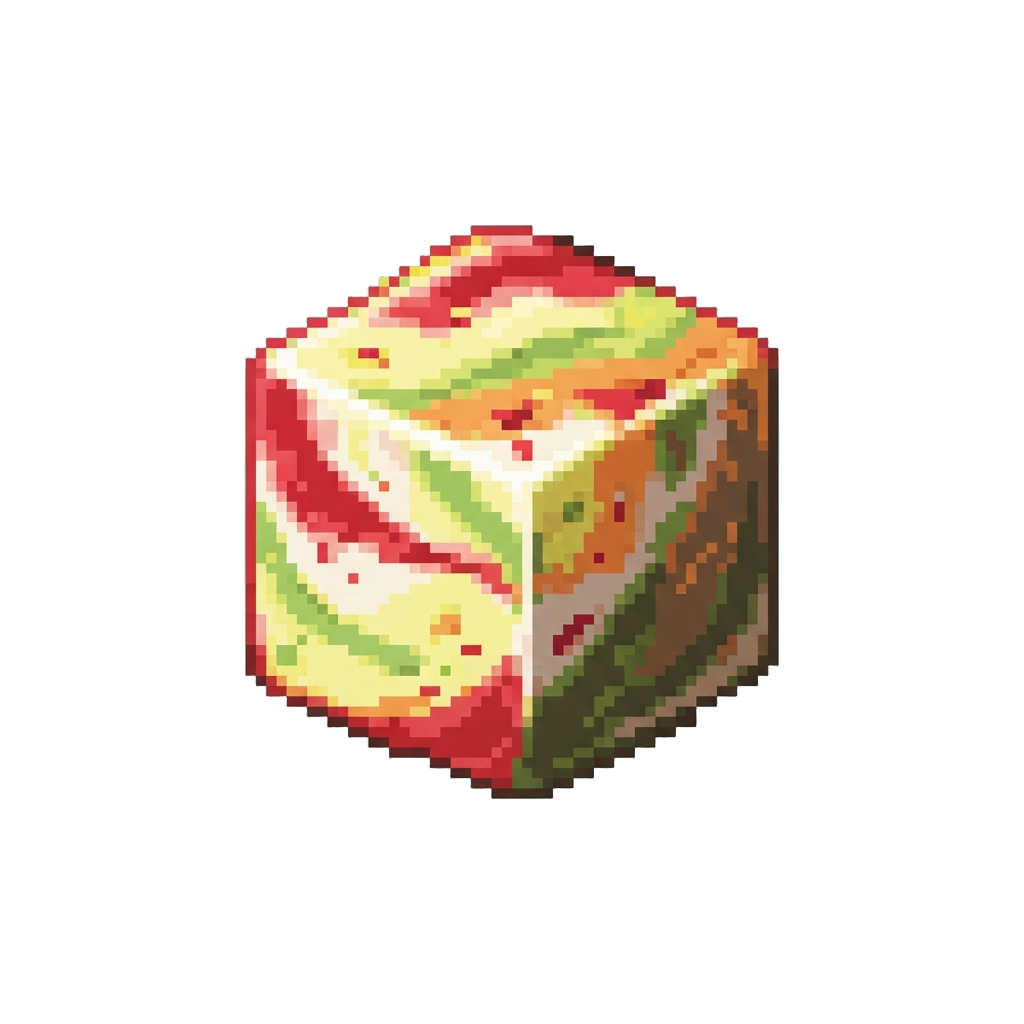 A Colorful Chewy Fruit Candy Chew