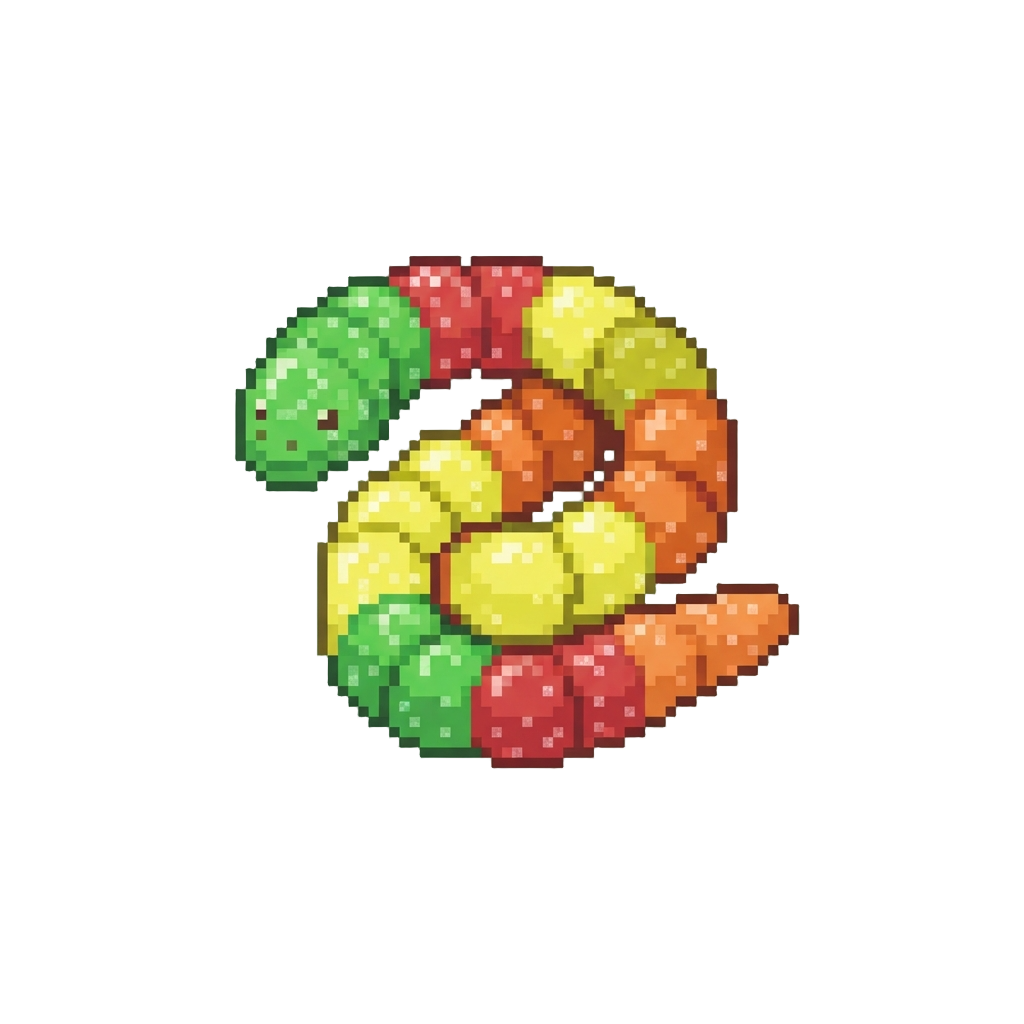 A Mega-sized Sour Gummy Worm