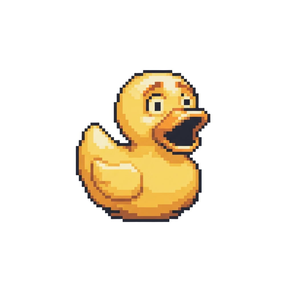 A Squeaky Rubber-duck-like Terrified Gasp