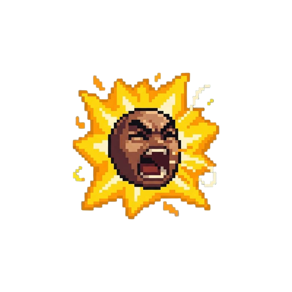 A Dramatic Slow-motion Comical Yell