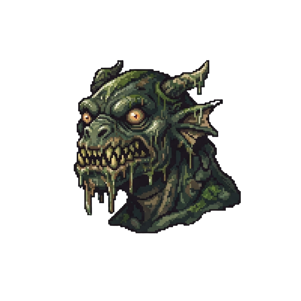 A Gruesome Dripping Swamp Monster
