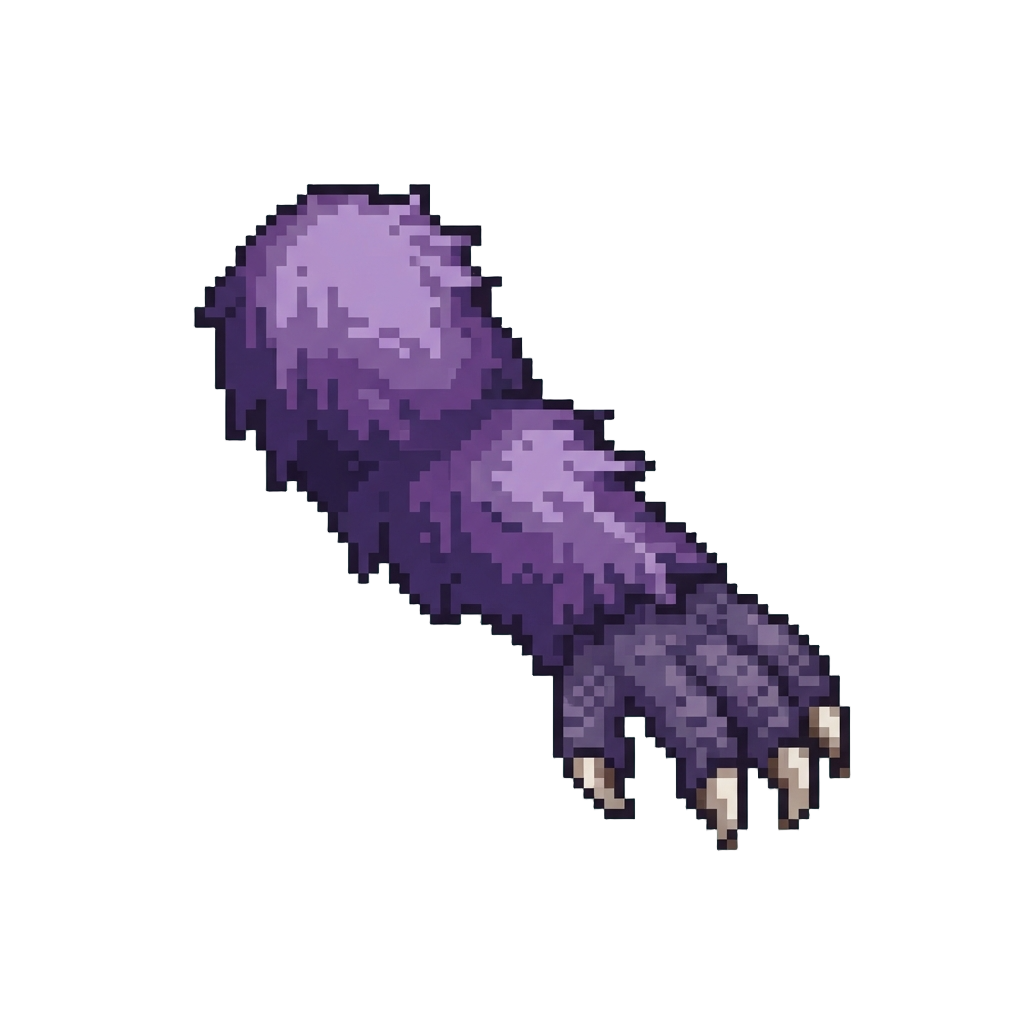 A Hairy Purple Monster Arm