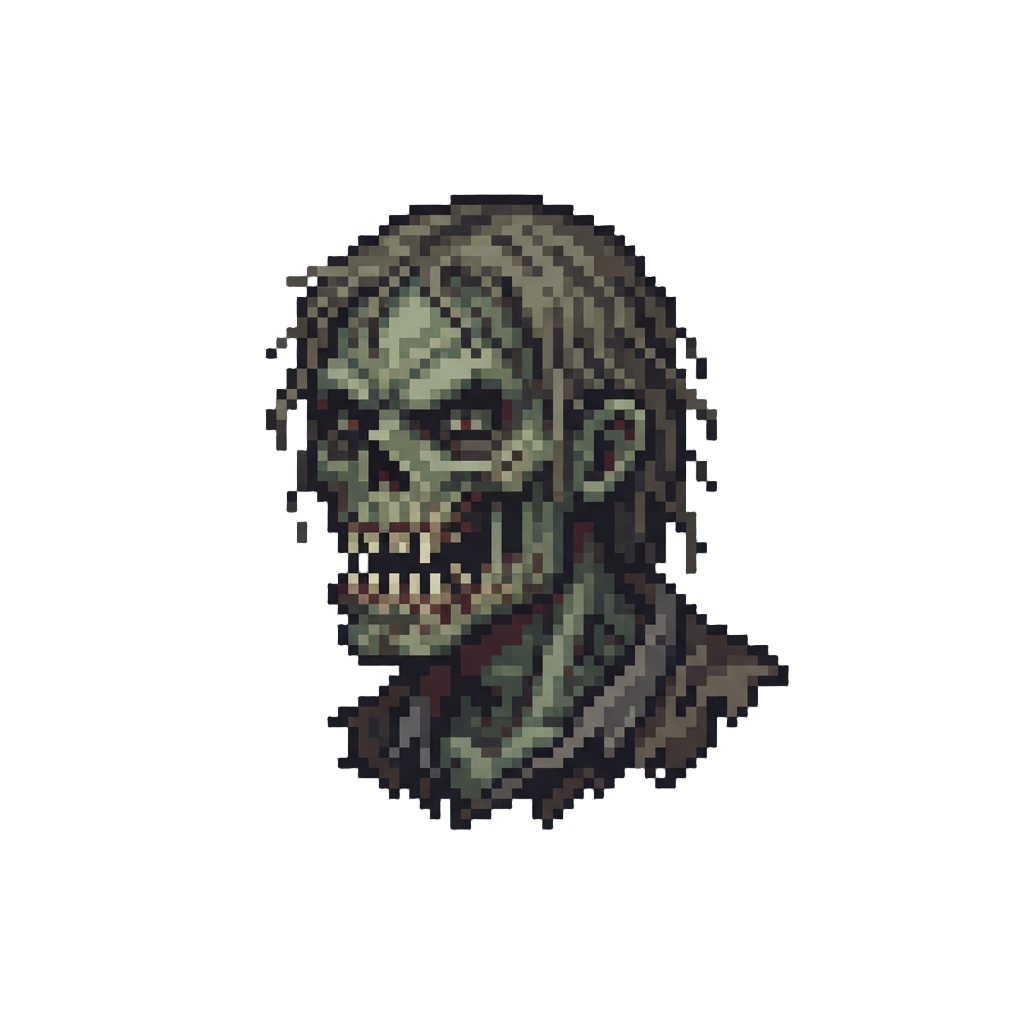 A Jagged-jawed Zombie Ghoul