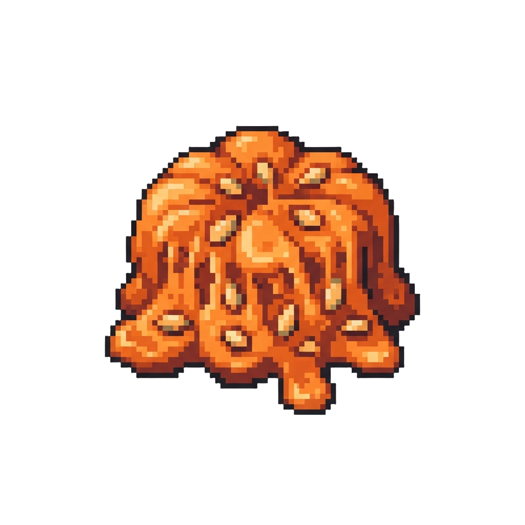 A Thick Shower of Slimy Orange Pumpkin Guts