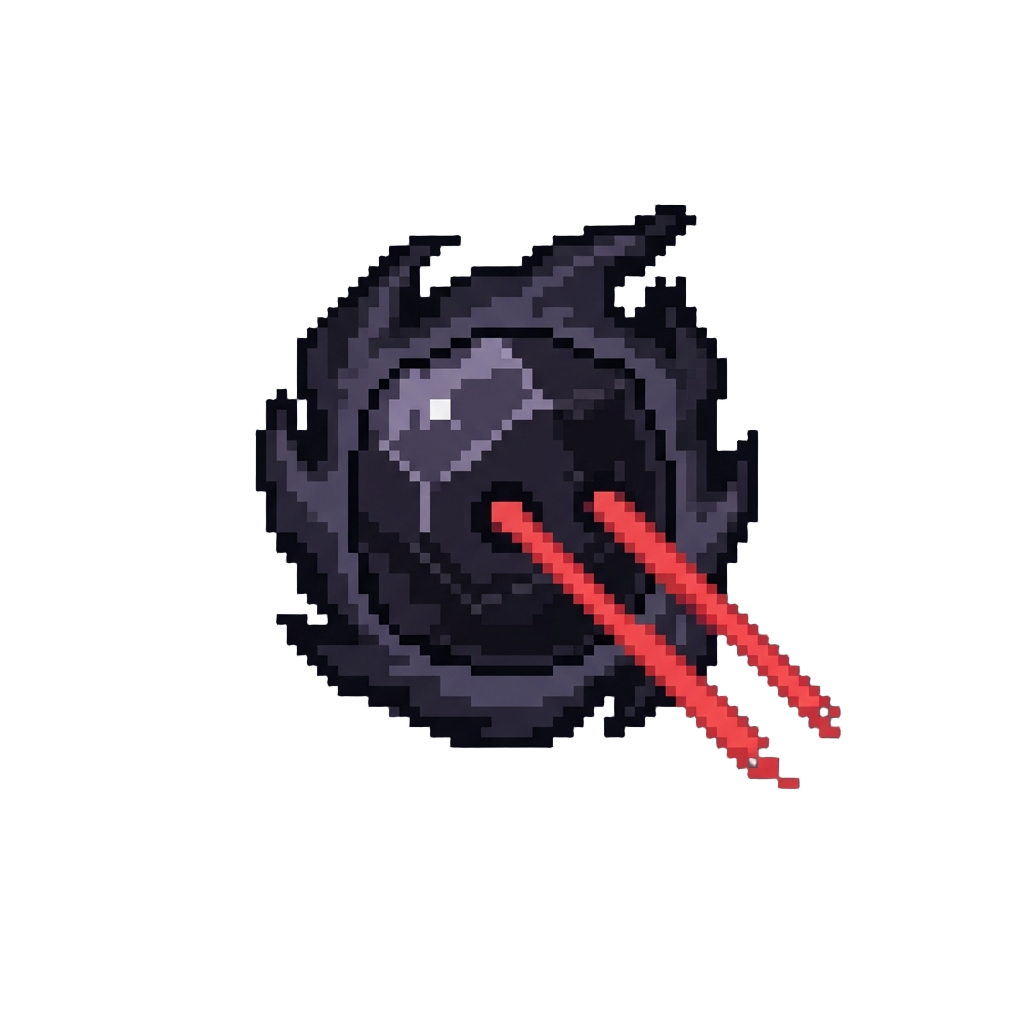 A Shadowy Shadowy Titan Shadow-flare with Crimson Eye Beams