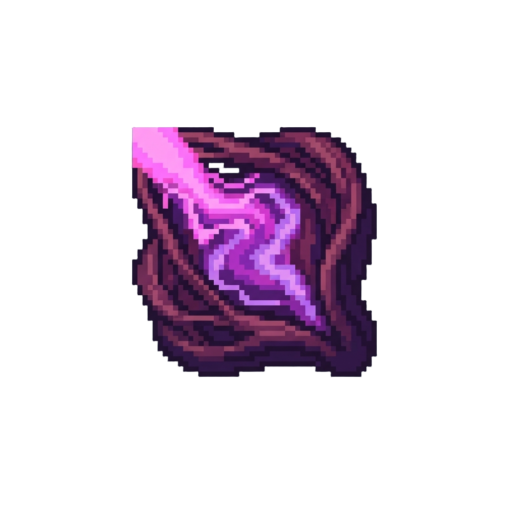A Vibrant Kinetic Purple Energy Surge Along Muscular Veins