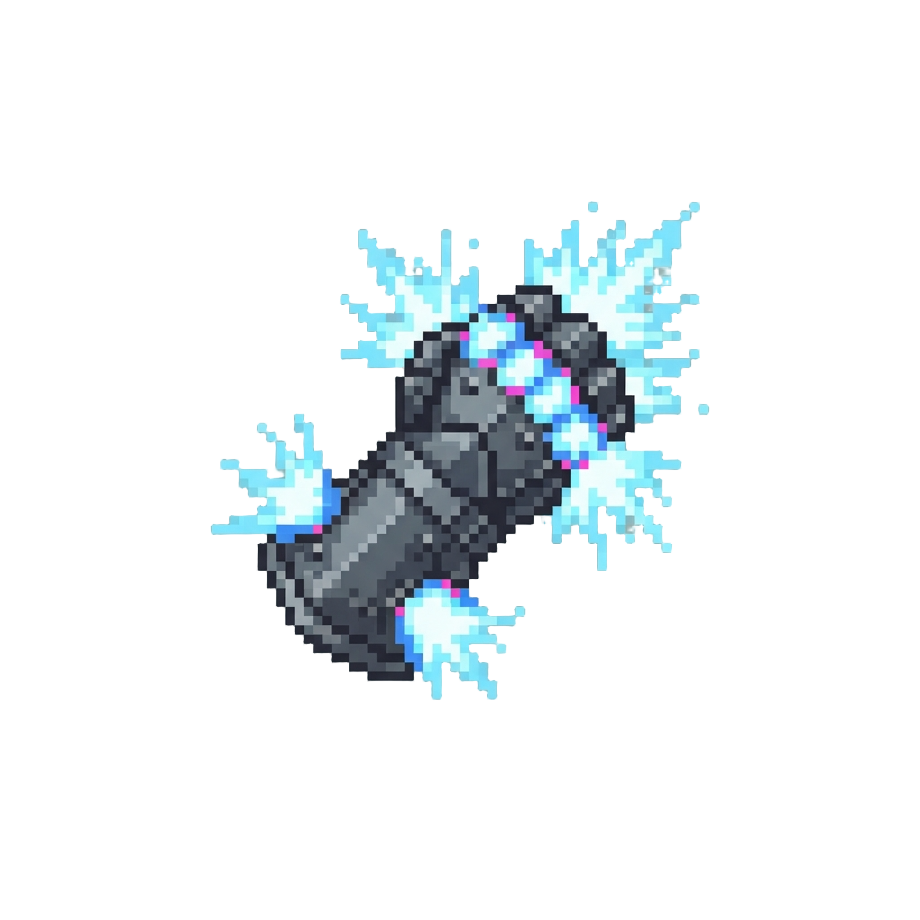 A Blinding Plasma Laser Aura Bursting From Every Joint