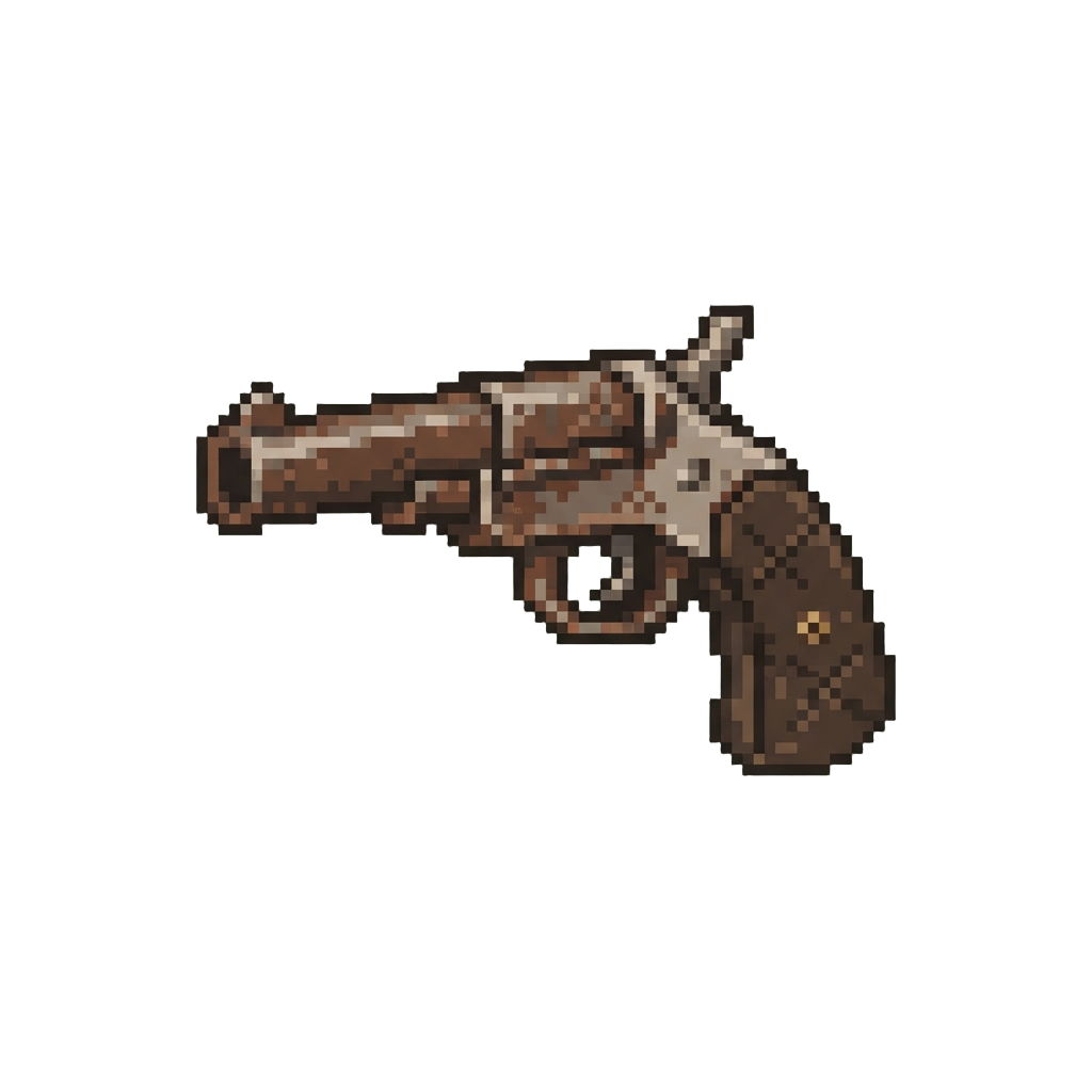A Rusty Single-shot Pistol