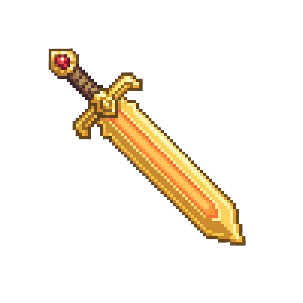 A Golden Power Blade