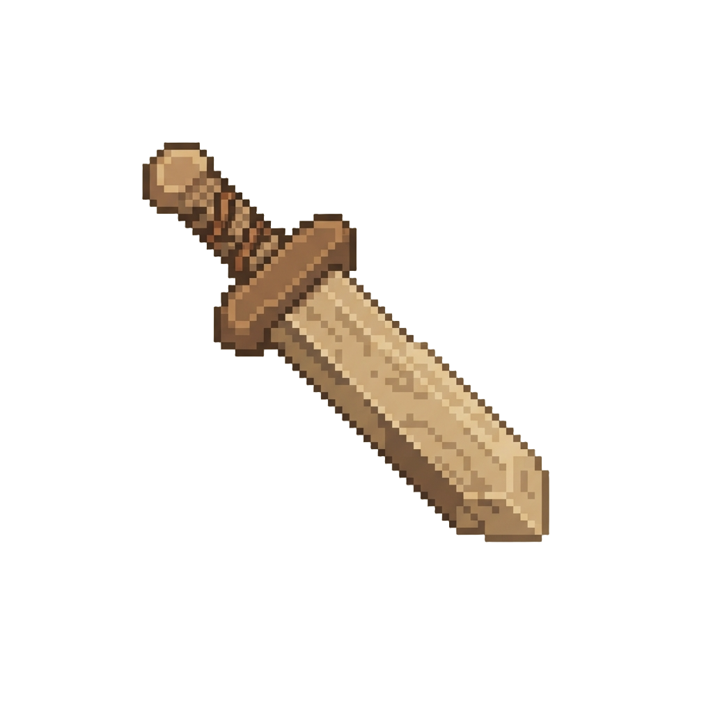 A Wooden Training Sword