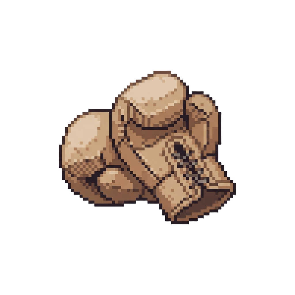 A Pair of Cardboard Boxing Gloves