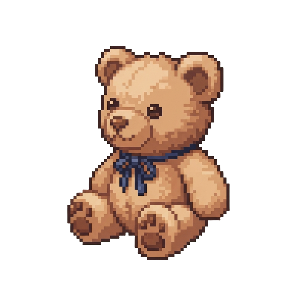 A Cute Fluffy Teddy Bear