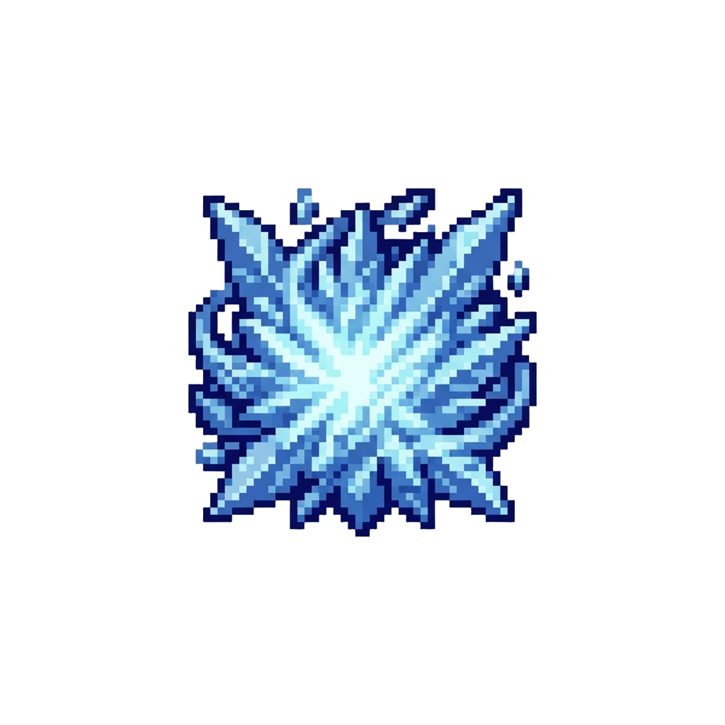 A Freezing Frost Storm Burst