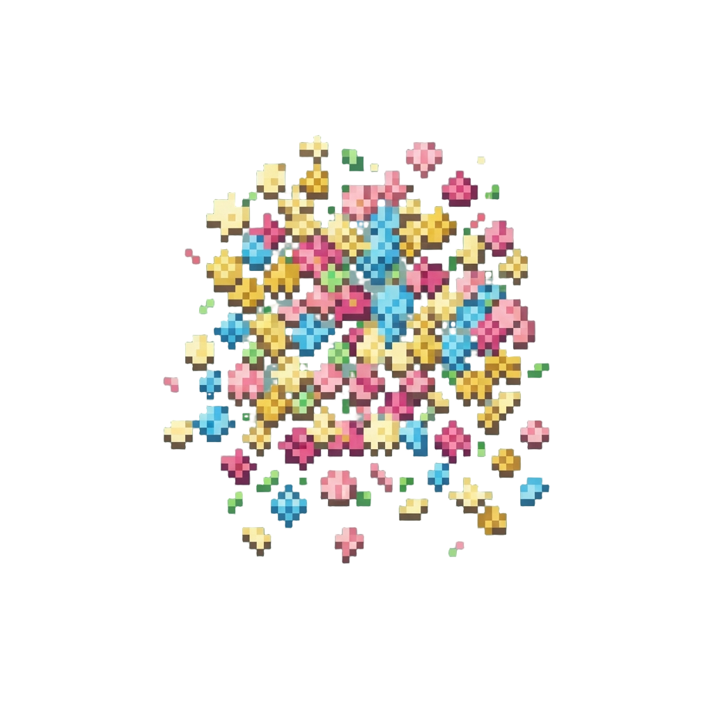 A Shower of Harmless Flower Confetti