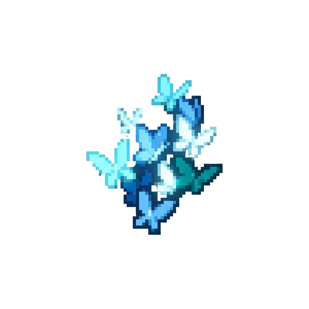 A Glowing Spirit Butterfly Swarm