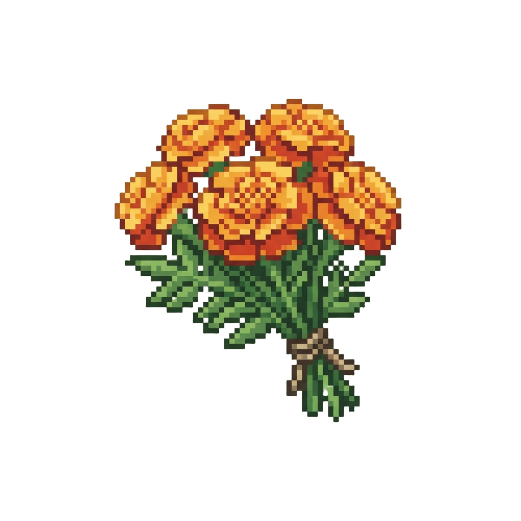 A Bouquet of Radiant Marigolds