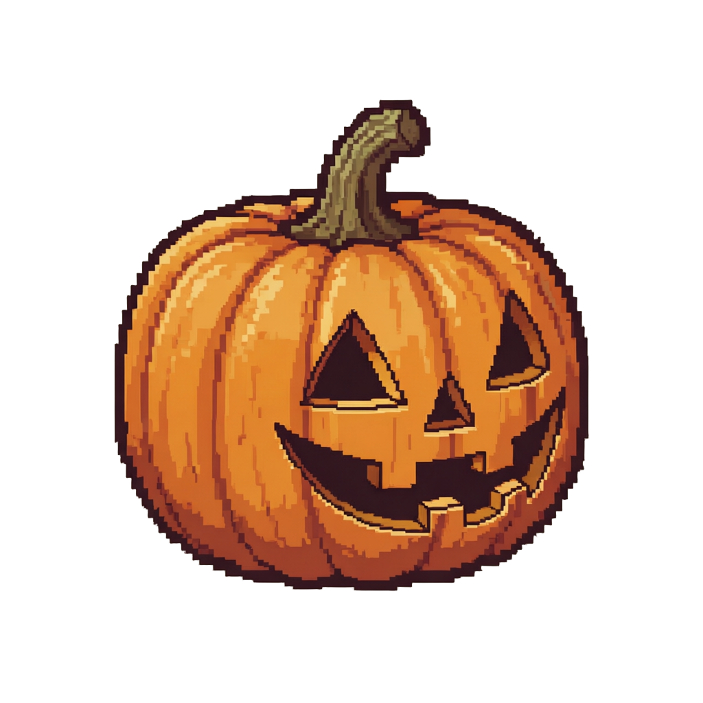 A Vintage Wooden Jack-o'-lantern Toy