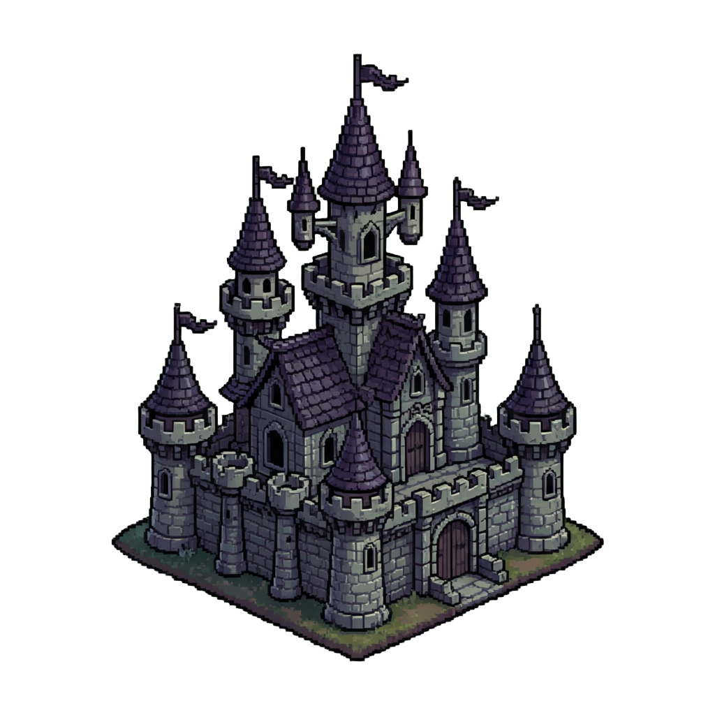 A Majestic Haunted Castle Playset