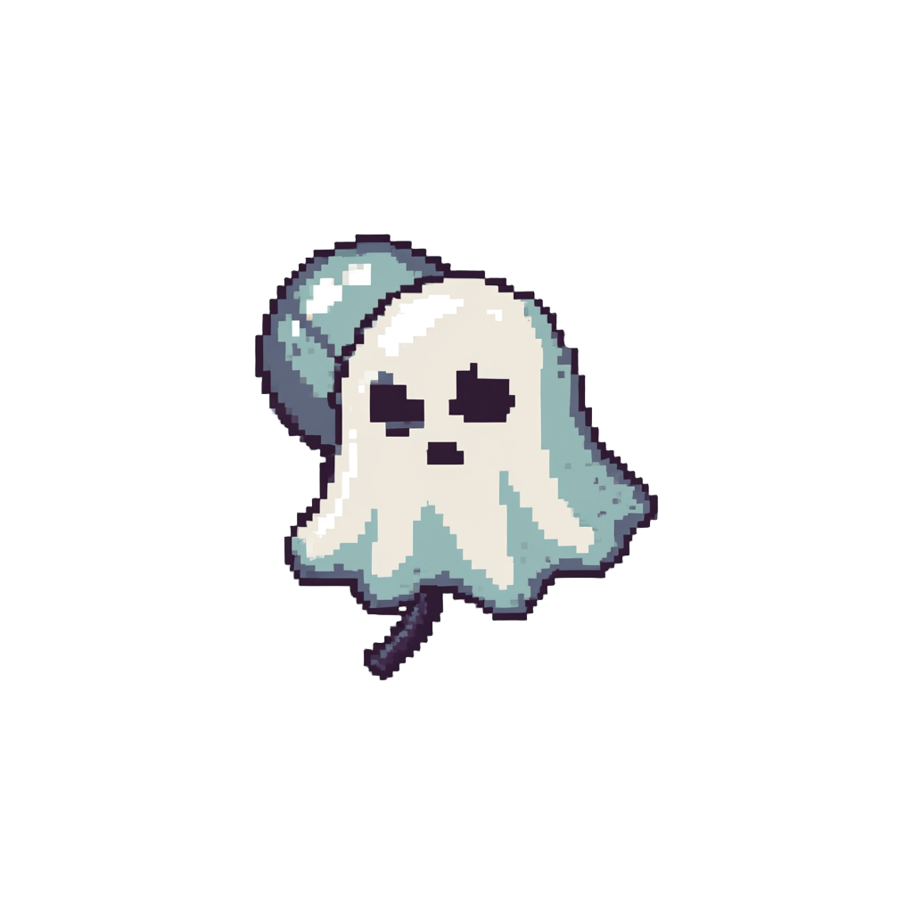 A Spooky Ghost-shaped Bubble Blower