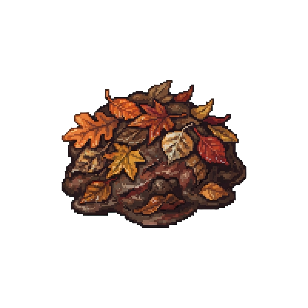 A Shower of Damp Autumn Leaves and Mud