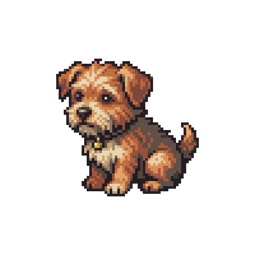 A Scruffy Little Terrier Pup