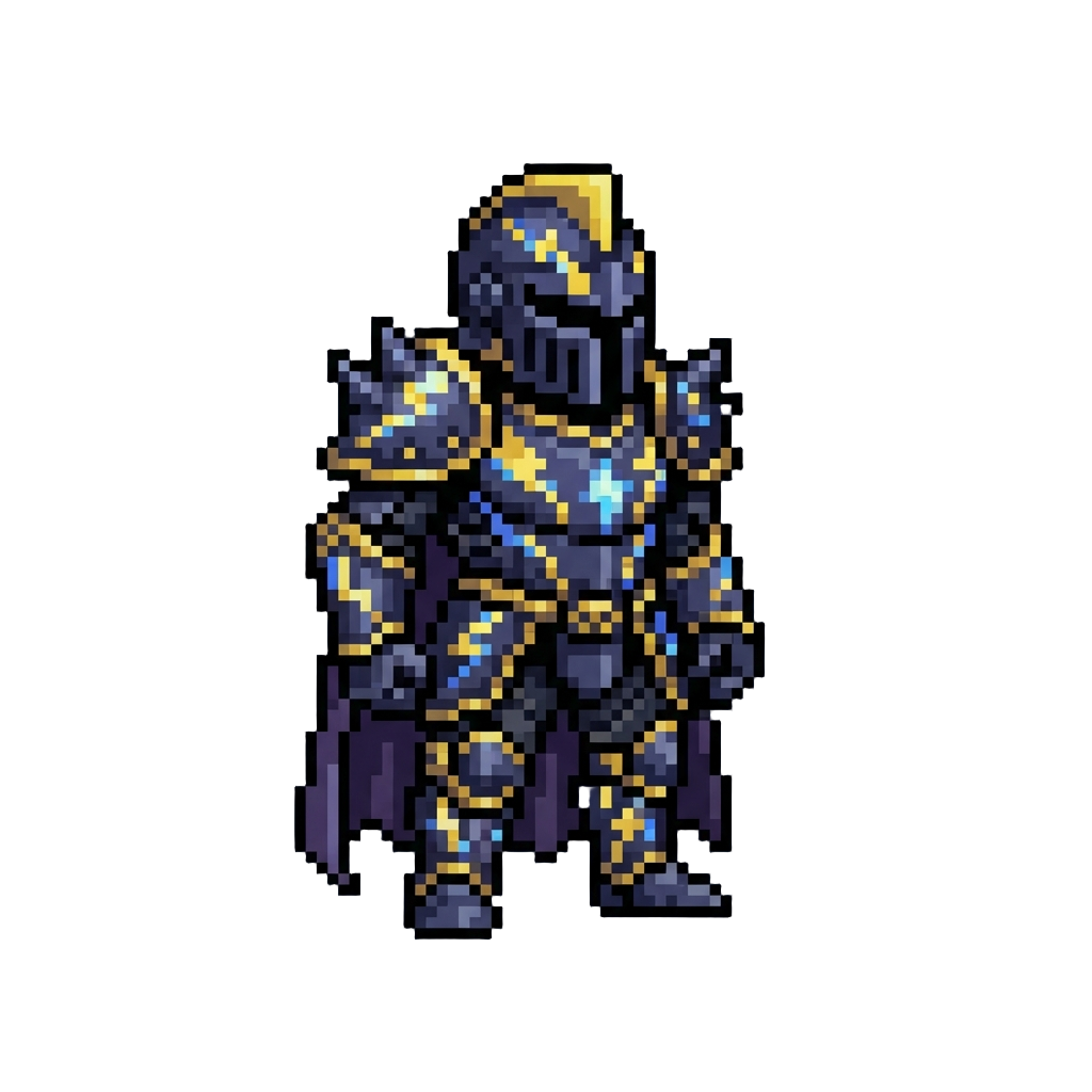 A Thunderous Lightning-patterned Hero Suit