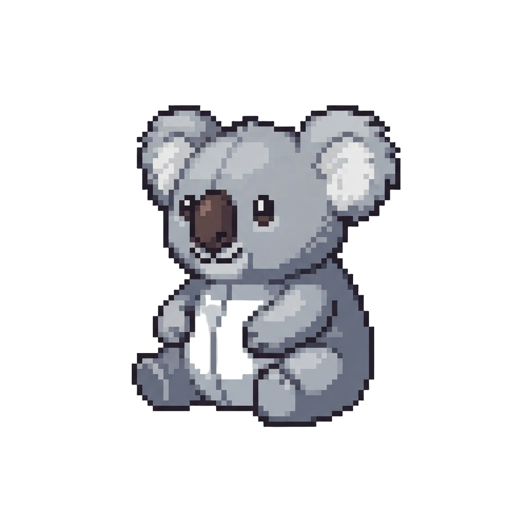 A Fluffy Plush Koala