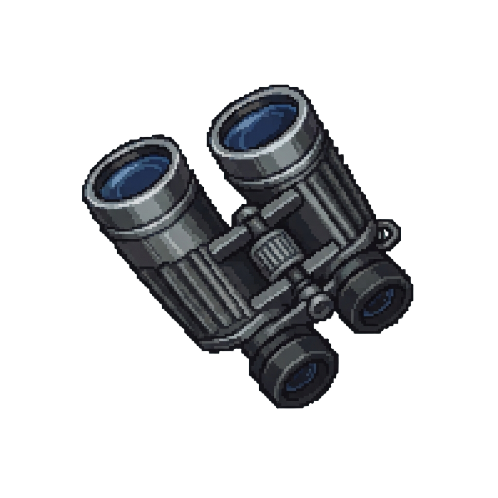 A Pair of Oversized Binoculars