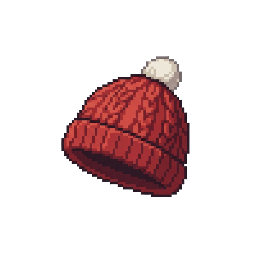 A Cozy Knitted Wool Beanie