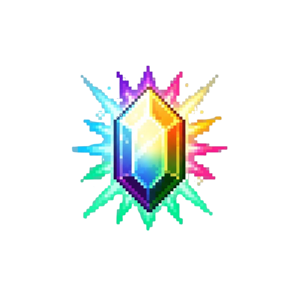 A Brilliant Prismatic Aura Pulsing with Intense Light Flashes