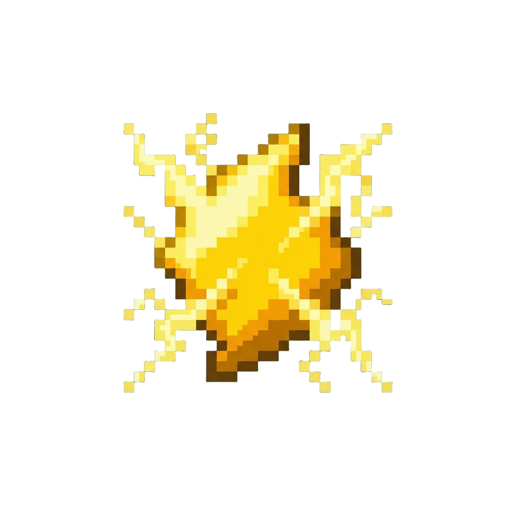 A Crackling Yellow Electric Aura
