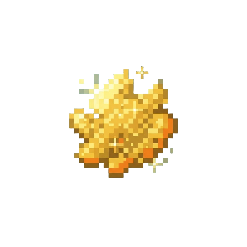 A Sparkling Golden Dust Aura