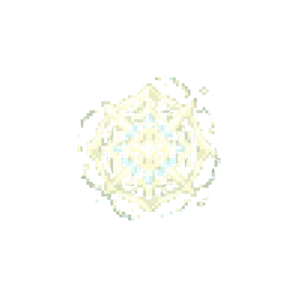 A Glowing Holy White Energy Field with Floating Light Particles
