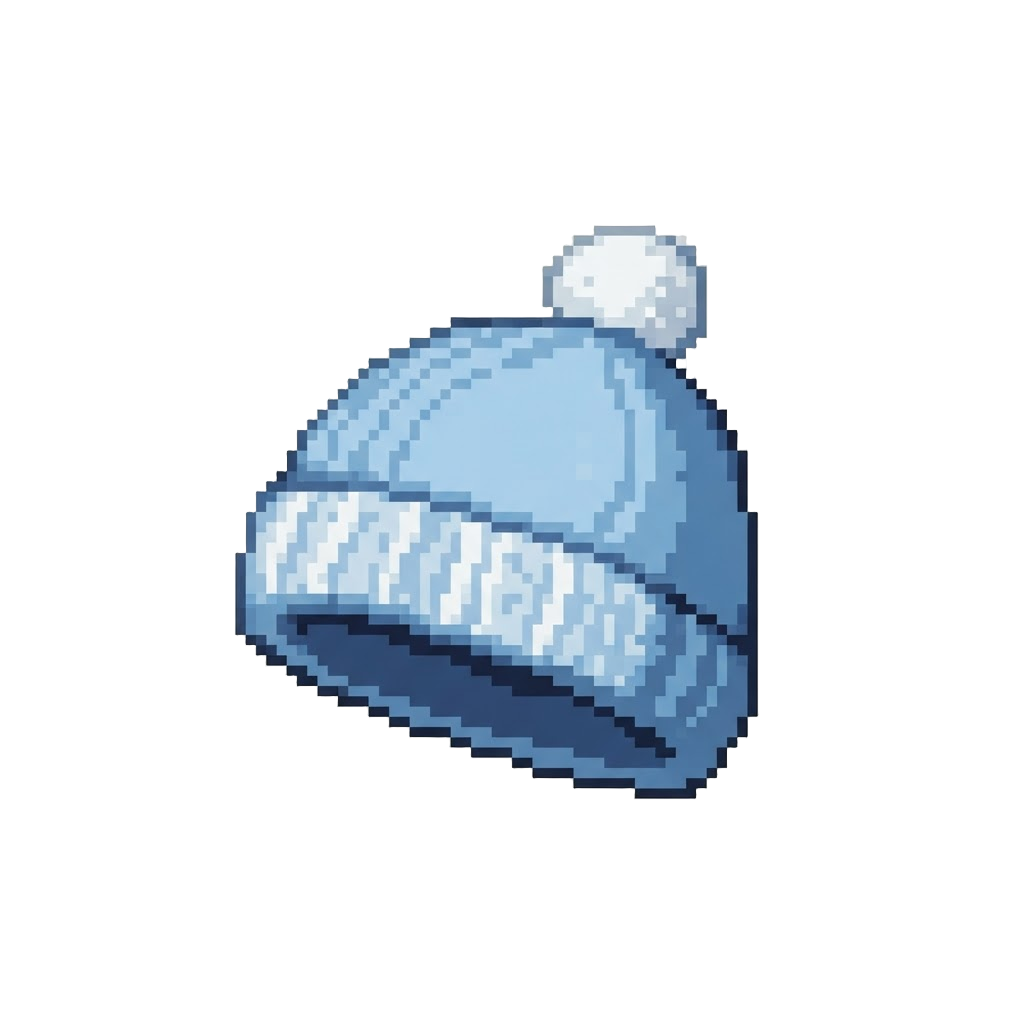 A Soft Knitted Baby Beanie