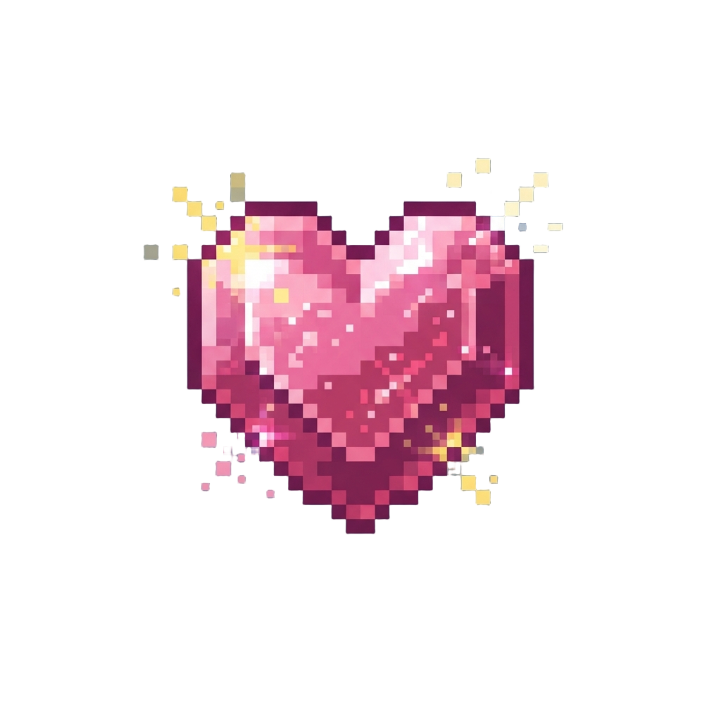 A Heart-shaped Glitter Aura