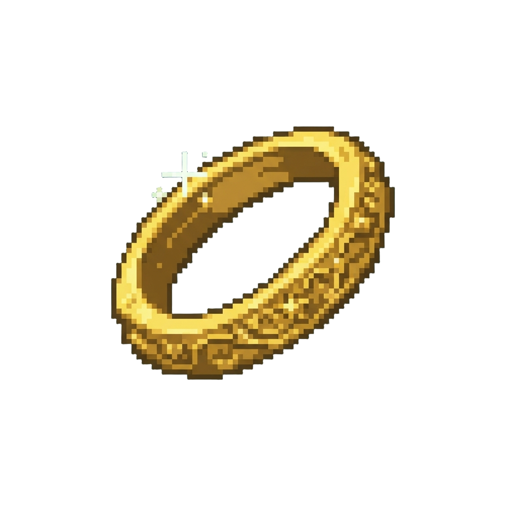 A Glittering Golden Halo
