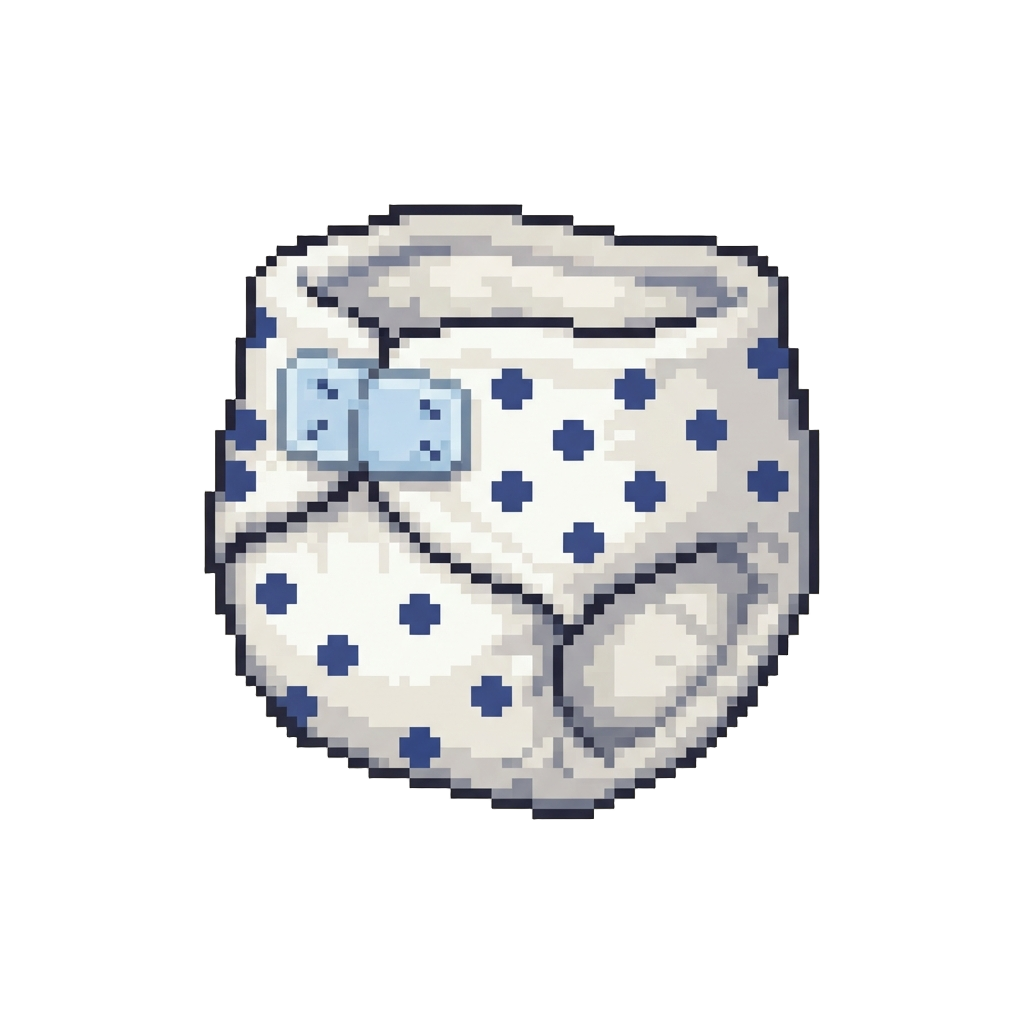 An Oversized Polka-dot Diaper