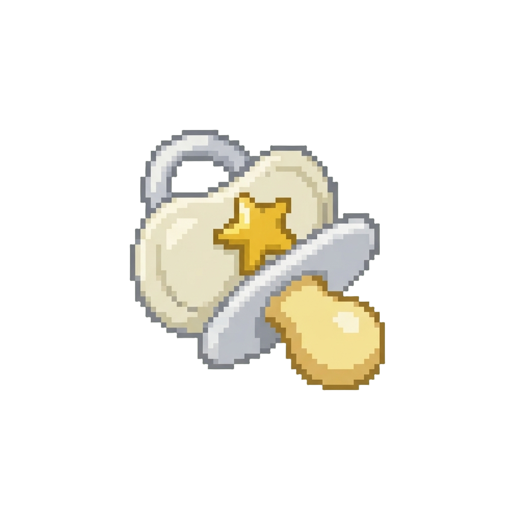 A Tiny Pacifier with a Golden Star