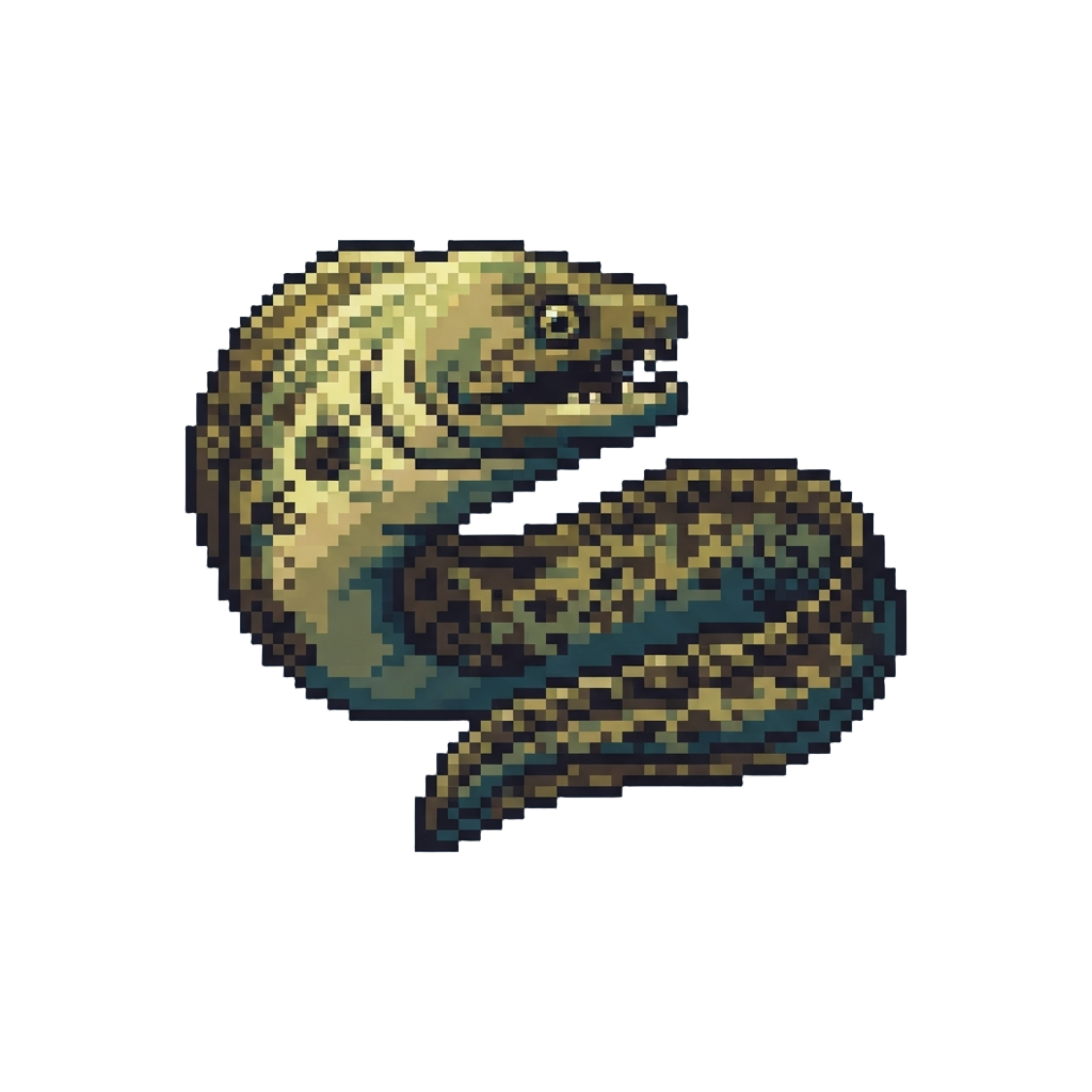 An Enormous Moray Eel