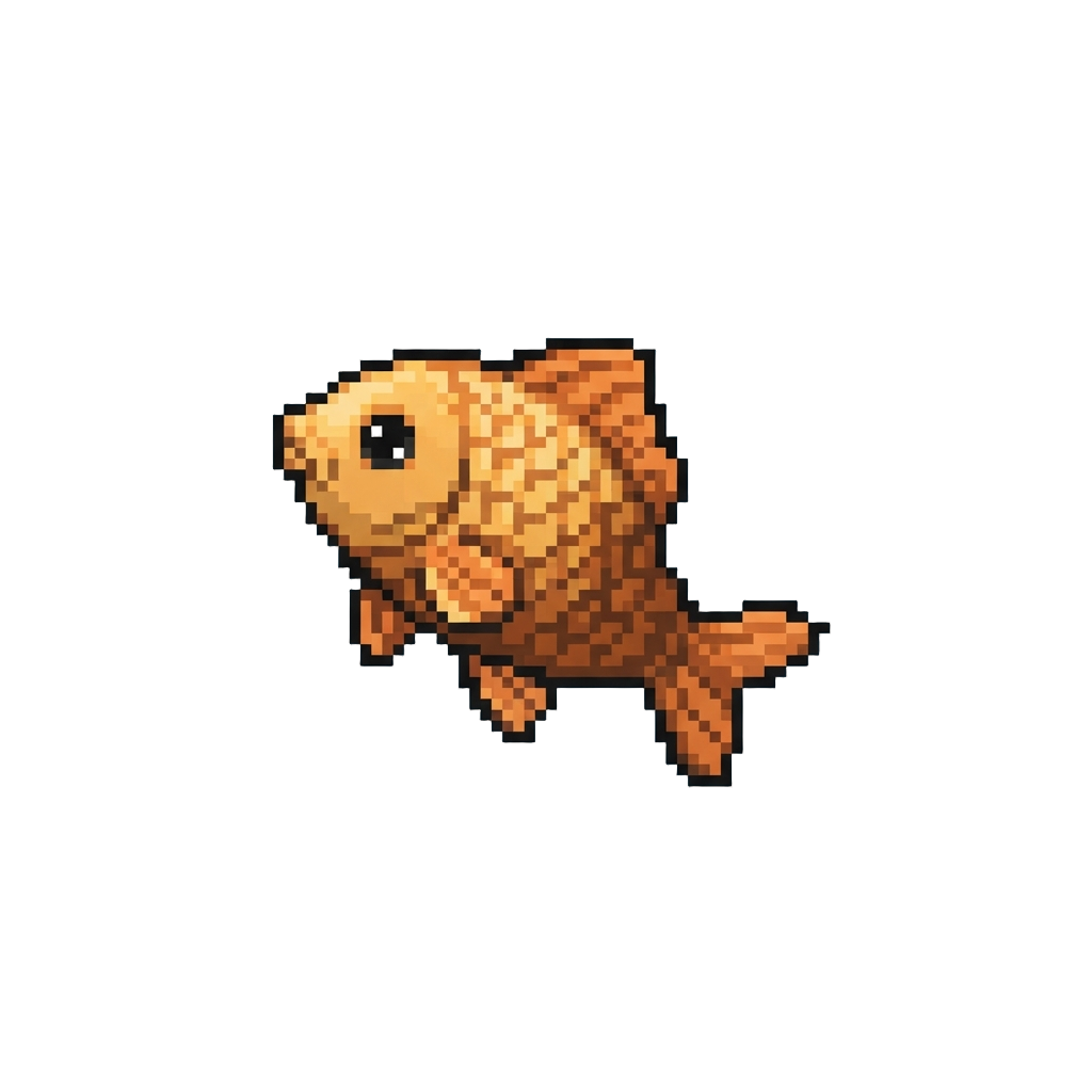 A Thumb-sized Baby Carp