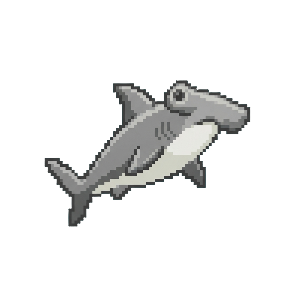 A Giant Hammerhead Shark