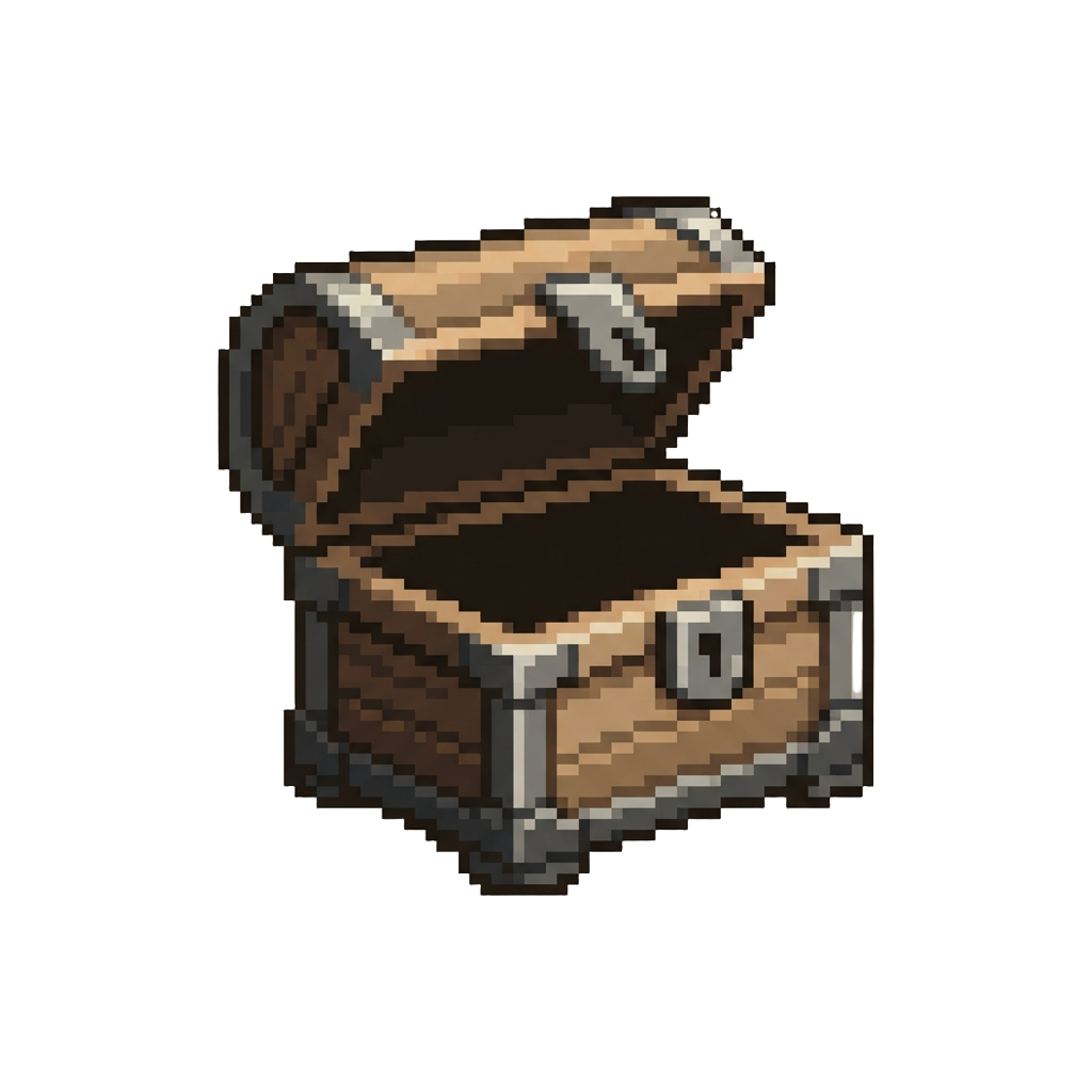 A Small Chest That Springs Open Empty