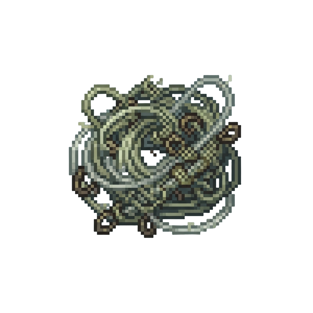 A Tangle of Old Fishing Line