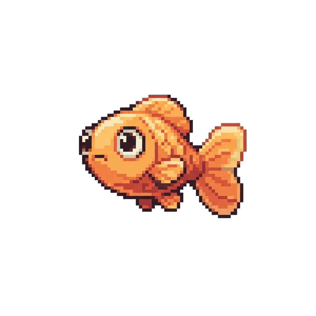 A Tiny Wide-eyed Guppy