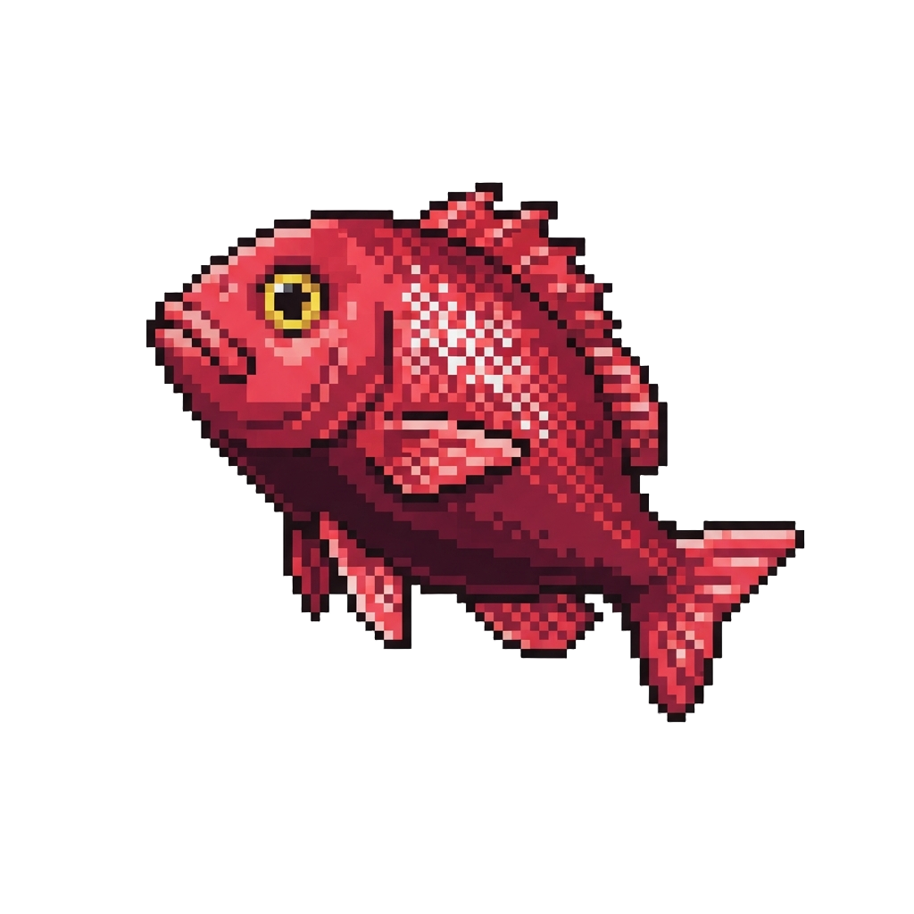 An Enormous Crimson Snapper